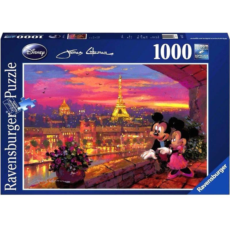 Mickey Noche En París Disney Rompecabezas 1000 Piezas Ravensburger