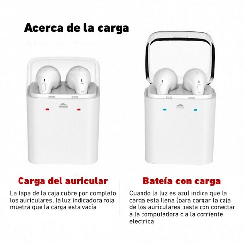Audifonos Inalambricos Bluetooth Manos Libres Dacom Airpods Base Cargadora