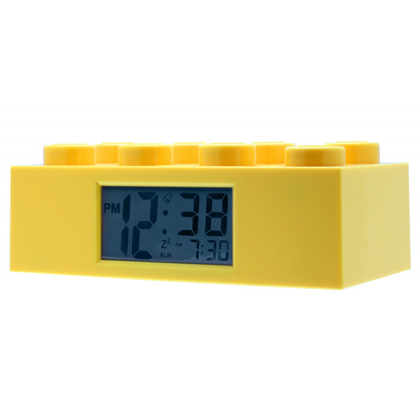 Reloj  LEGO Brick Clock en color amarillo Unisex modelo 9002144