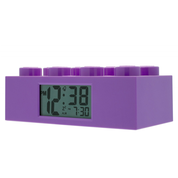 Reloj  LEGO Brick clock en color morado Unisex modelo 9009853
