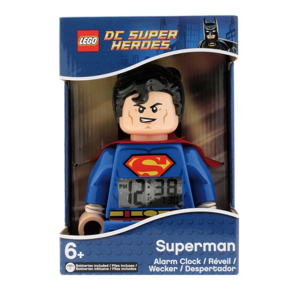 Reloj Despertador LEGO DC Universe Super Heroes Superman modelo 9005701