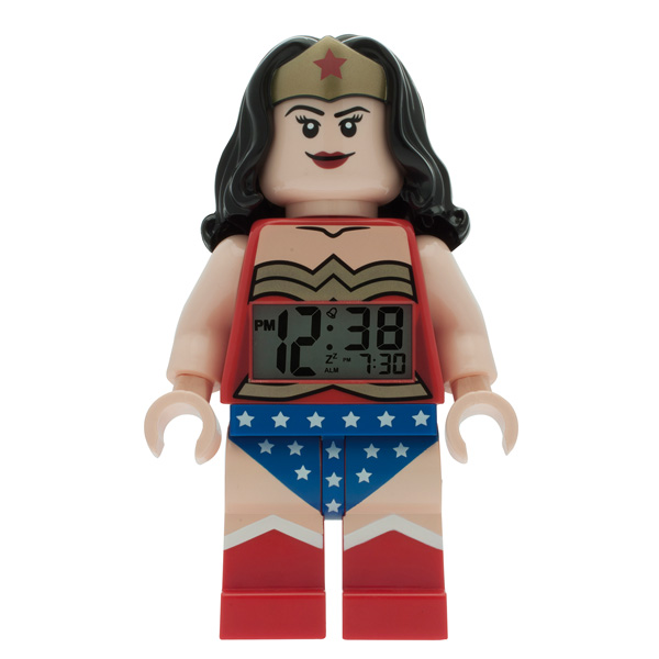 Reloj Despertador LEGO DC Universe Super Heroes Mujer Maravilla modelo 9009877