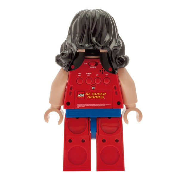 Reloj Despertador LEGO DC Universe Super Heroes Mujer Maravilla modelo 9009877