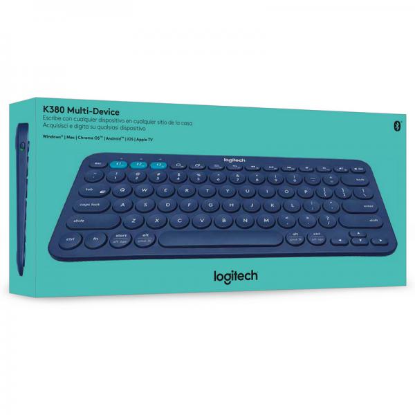 Teclado Logitech Bluetooth Multidispositivo K380 en Español
