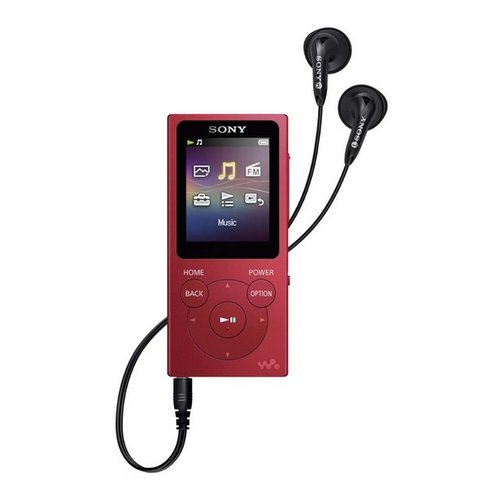 Walkman reproductor de MP3?Sony Rojo NW-E393