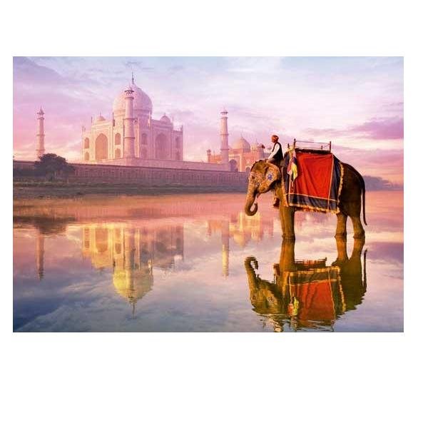 Elefante En Taj Mahal Rompecabezas 1000 Piezas Educa