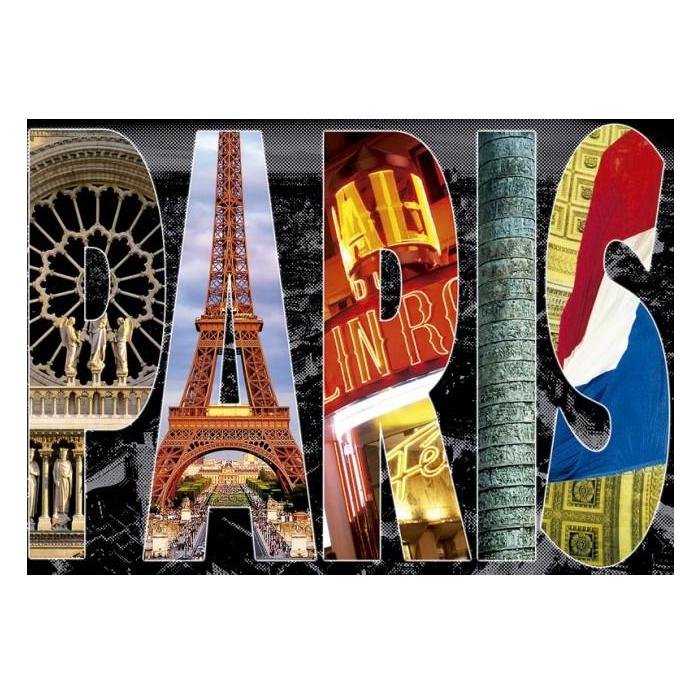 Collage De París Rompecabezas 1000 Piezas Educa