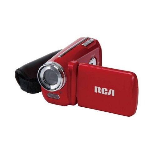 Cámara de vídeo RCA Roja 1.3MP HD Zoom 4x EZ-1320