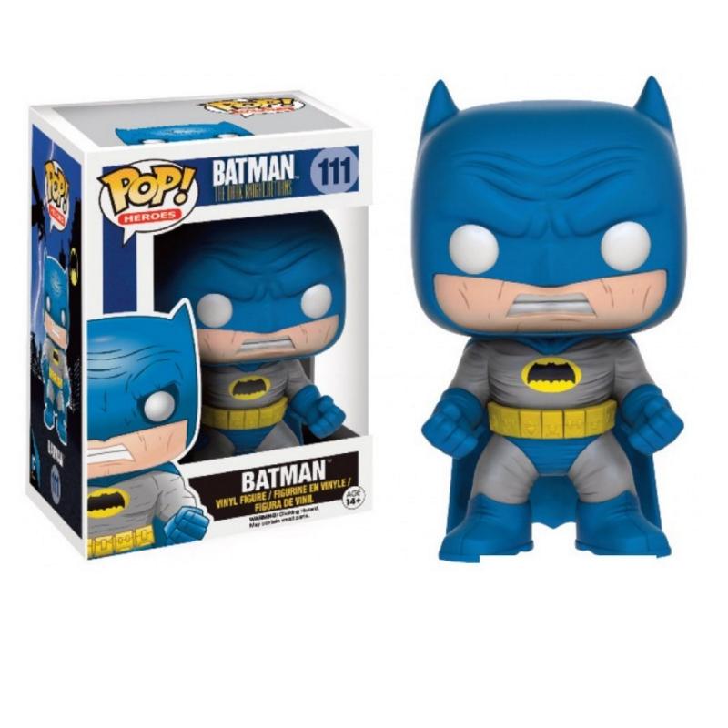 Batman 111 Traje Azul The Dark Knight Returns Pop Figura De Colección Vinil De Funko