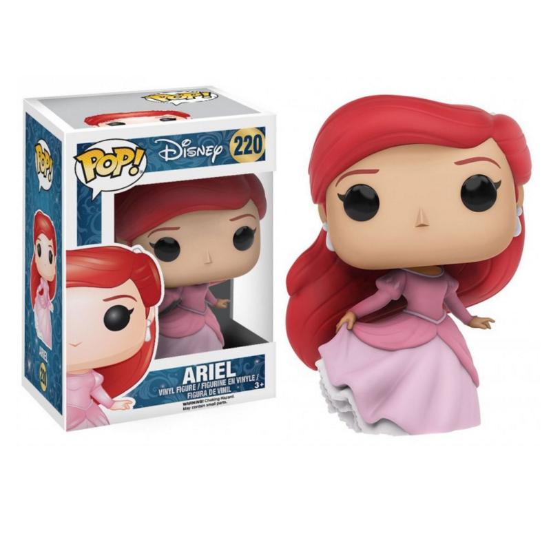 Ariel 220 Vestido Rosa Pop Disney The Little Mermaid 100% Vinil Funko
