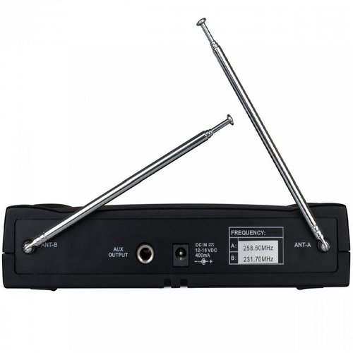 Sistema profesional 2 micrófonos inalámbricos Steren WR-055