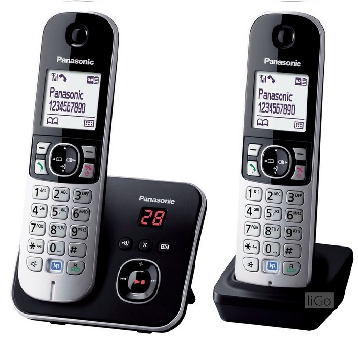 Teléfono digital Panasonic de 2 Auriculares KX-TG6822