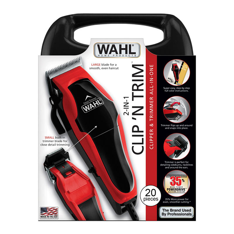 WAHL-Cortadora de cabello Clip N Trim® con recortadora incorporada