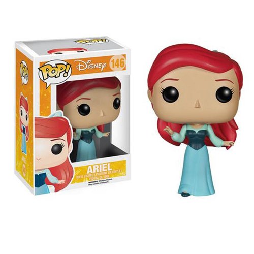 Ariel 148 Vestido Azul Pop Disney Figura De Colección Vinil De Funko