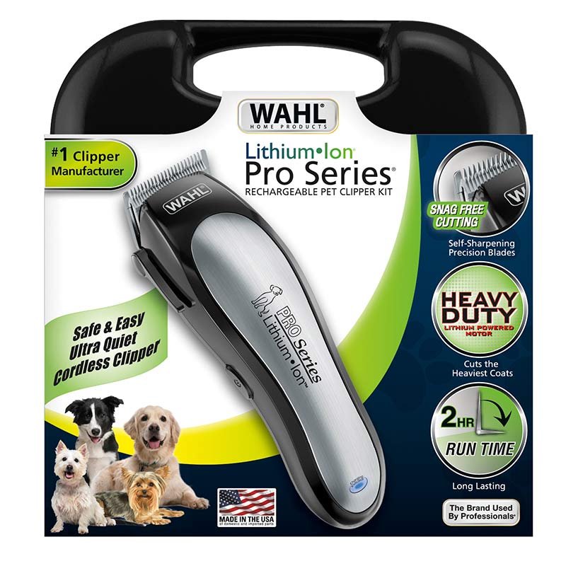 WAHL-Juego de cortadora Pro Series para mascotas con batería de iones de litio