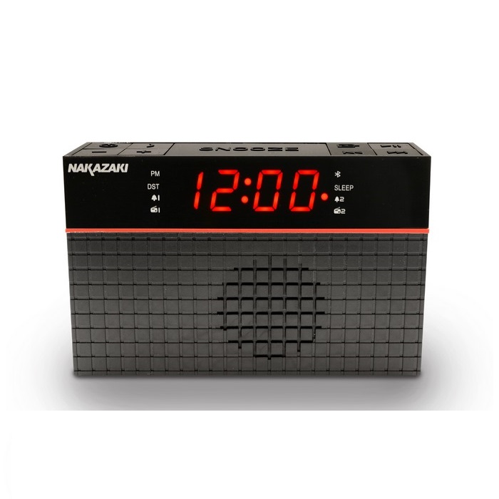 Radio reloj despertador Nakazaki Bluetooth Radio FM BT-4680