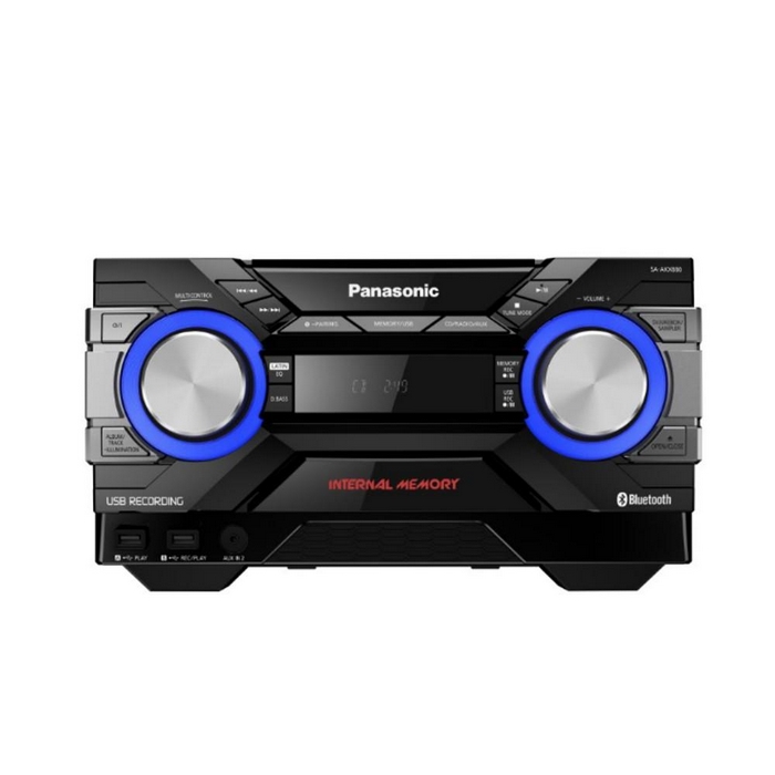 Minicomponente Panasonic Subwofer MAX Jukebox SC-AKX880