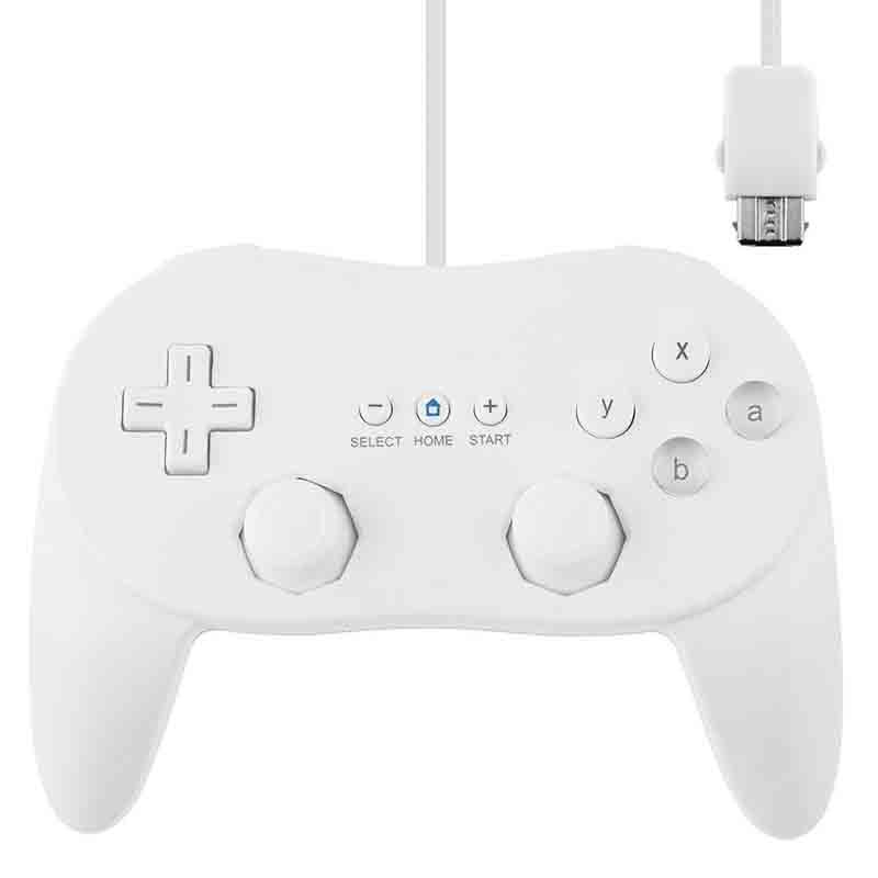 Control Pro Compatible Con Wii Y Wii U (Negro)