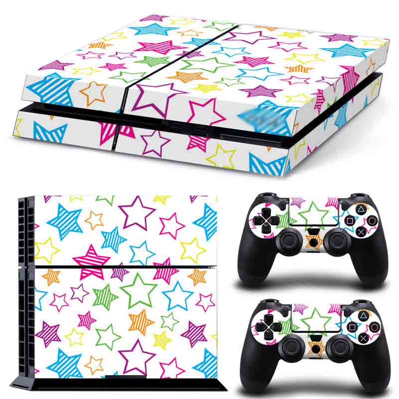Ps4 Skin Estampas Para Playstation 4 (Estrella)