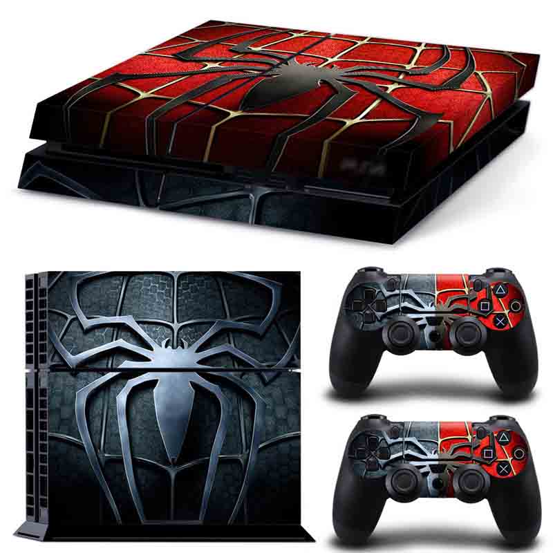 PS4 Skin Estampas Para PlayStation 4 (Spiderman)