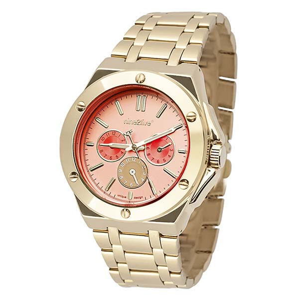 Reloj NINE2FIVE para Dama modelo ALYK08GLNJ en color Dorado