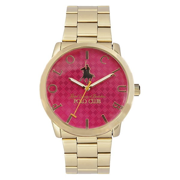 Reloj POLO para Dama modelo PCHK02GLRS en color Dorado
