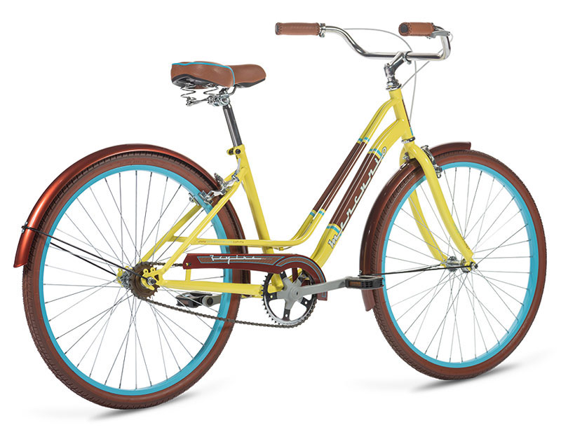 Bicicleta Mercurio Regina R26 Amarillo Esmalte/ Cafe