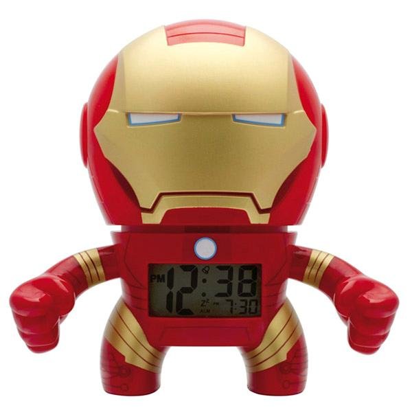 Reloj Bulb Botz Despertador Marvel Iron Man para Niño modelo 2020046