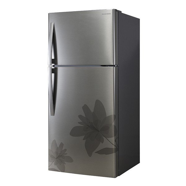 Refrigerador 16 p3 (446.3 L) DFR-44520GMML Floral Lilium Daewoo - Silver