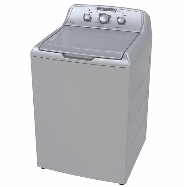 Lavadora automática 17 kg con agitador Easy plata