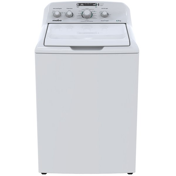 Lavadora automática 17 kg con infusor Mabe blanco