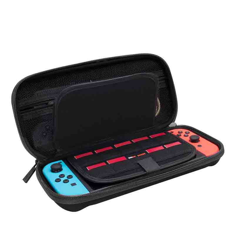 Nintendo Switch Funda Estuche Viajero + Mica (Negro)
