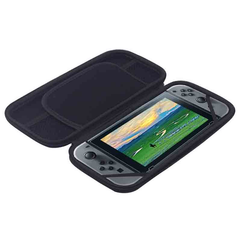 Nintendo Switch Funda Estuche Viajero + Mica (Negro)