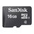 Memoria Micro SDHC de 16GB clase 4 SanDisk