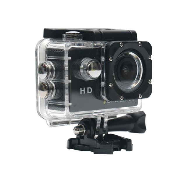 Videocámara Action Cam 1080P HD  Dreizehn Deportiva, Wifi, Sumergible al agua, Formato JPG.
