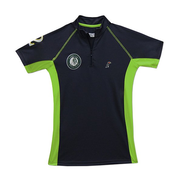 Polo Dry-Fit Gis/Verde