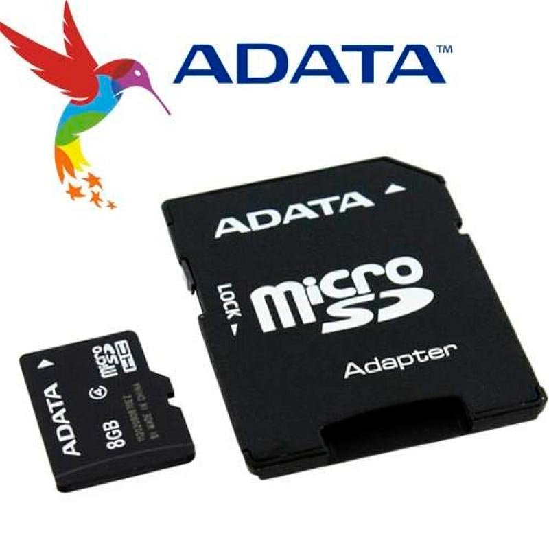 Memoria Micro SDHC de 8GB clase 4