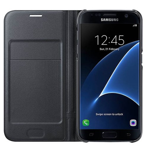Protector LED View Cover Negro Galaxy S7 Acce Samsung