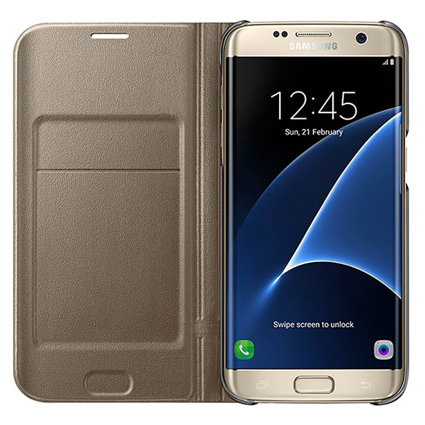 Protector Led View Cover Oro Galaxy S7 Edge Acce Samsung