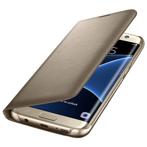 Protector Led View Cover Oro Galaxy S7 Edge Acce Samsung