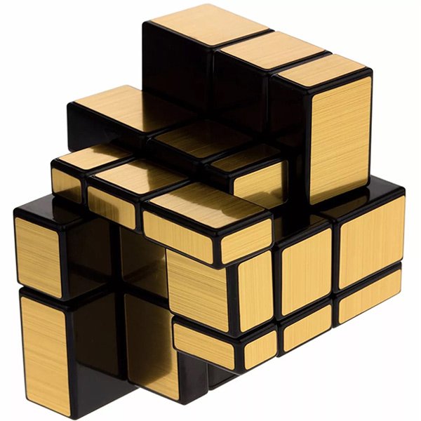 Cubo Rubik Shengshou Mirror 3x3 Dorado Magic Cube