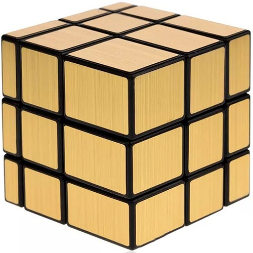 Cubo Rubik Shengshou Mirror 3x3 Dorado Magic Cube