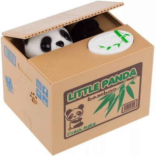 Alcancia Roba Monedas Con Sonido En Forma De Panda
