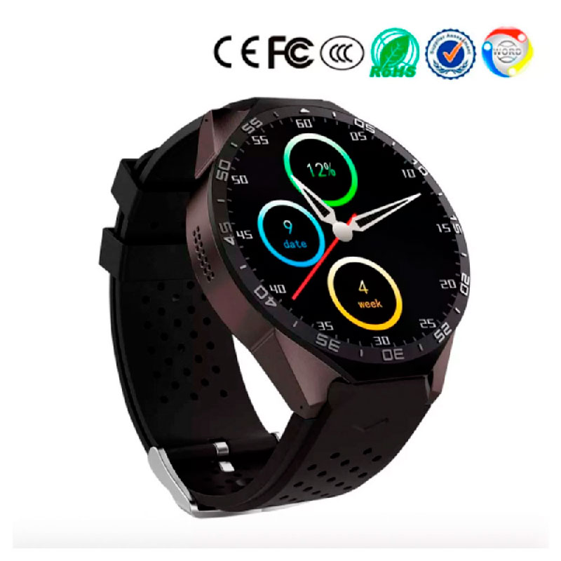 Reloj Celular Smartwatch con Camara y Sim Inteligente Kw88 Deluxe