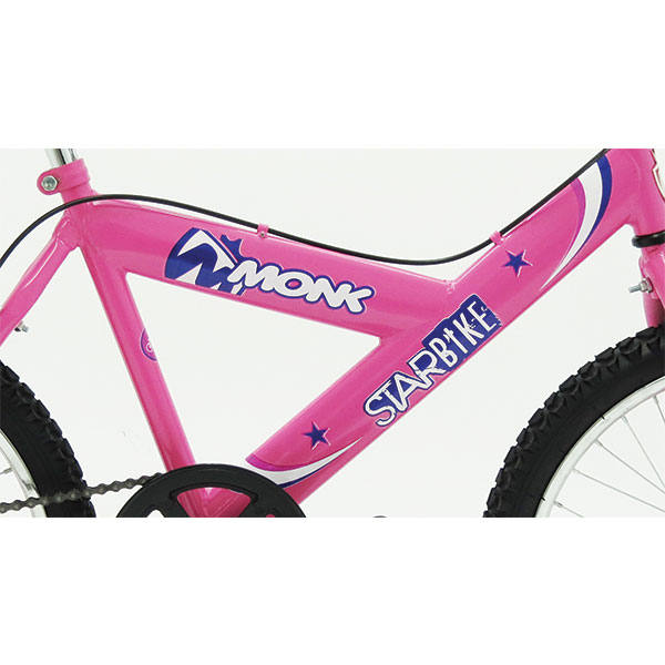 BICICLETA MONK STARBIKE R-20 1VEL ROSA