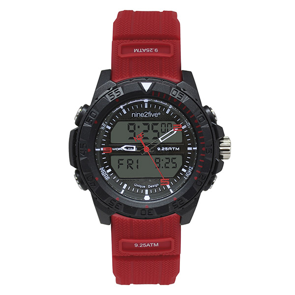 Reloj Nine2Five para Caballero modelo DLGS11RJDG en color Rojo
