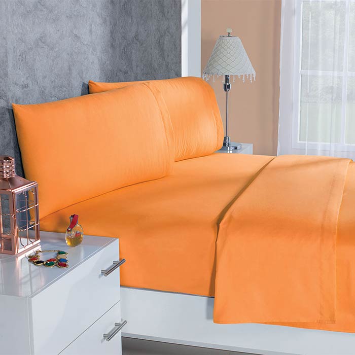 Juego De Sábana Mandarina King Size