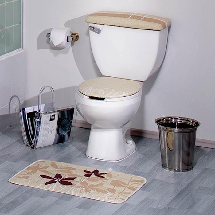 Juego de De Baño Flor De Algodon Beige