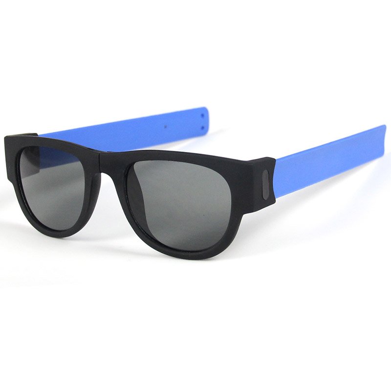 Lentes de sol hipster enrollables azul Sunfold-sofistik2