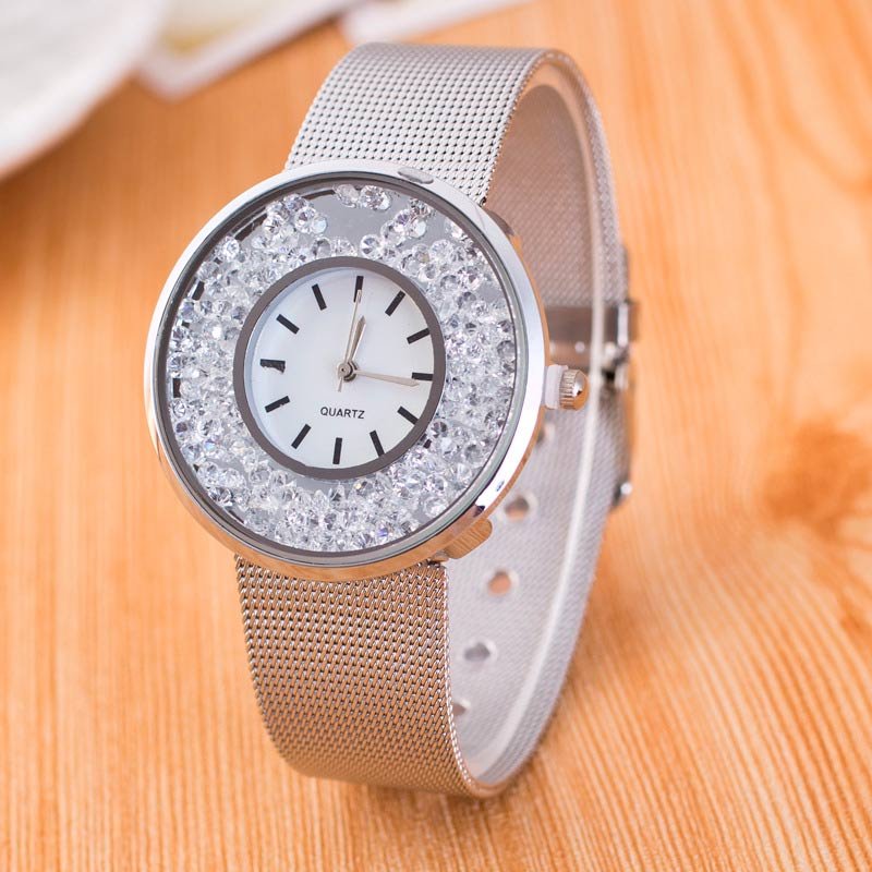 Reloj de acero inoxidable crystals para dama-sofistik2